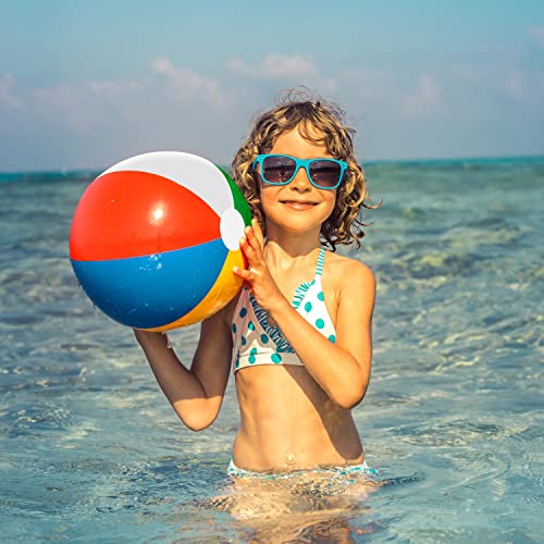6 Pack Pool Floats Kids Swim Tubes Rings 4 Pack Inflatable Beach Balls B211353
