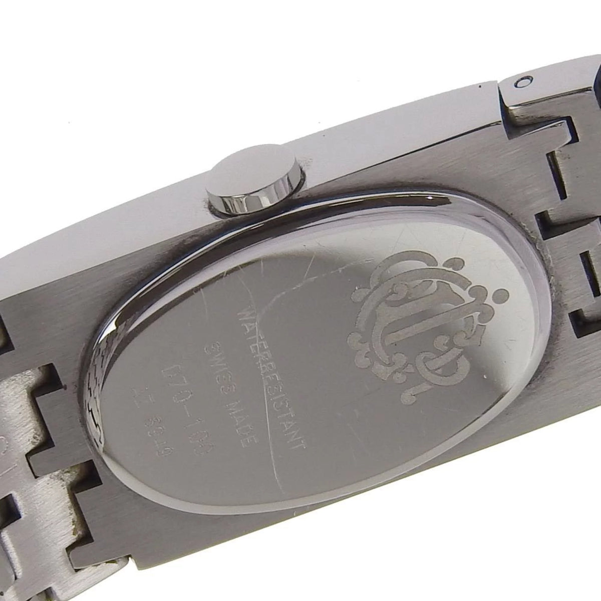 Pre-Owned Stainless Steel Silver Quartz Analog Ladies Watch I761