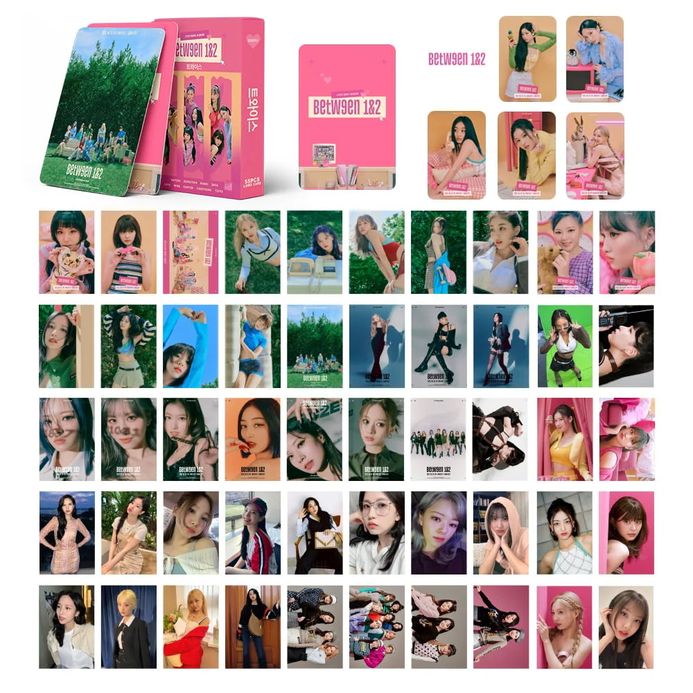 55Pcs KPOP Photo Cards Mini Poster Z507236
