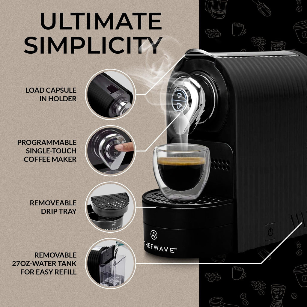 Espresso Machine for Nespresso Capsules V1324