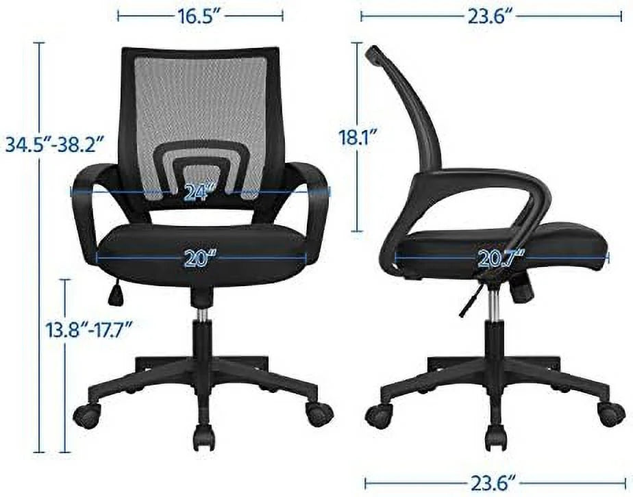44 Inch Computer Desk & Chair Set with Drawer H9194