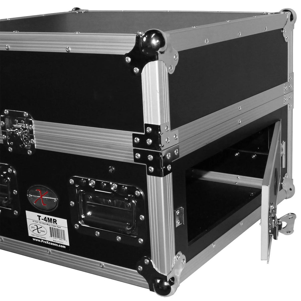 4U Rack x 10U Top Mixer DJ Combo Flight Case X385