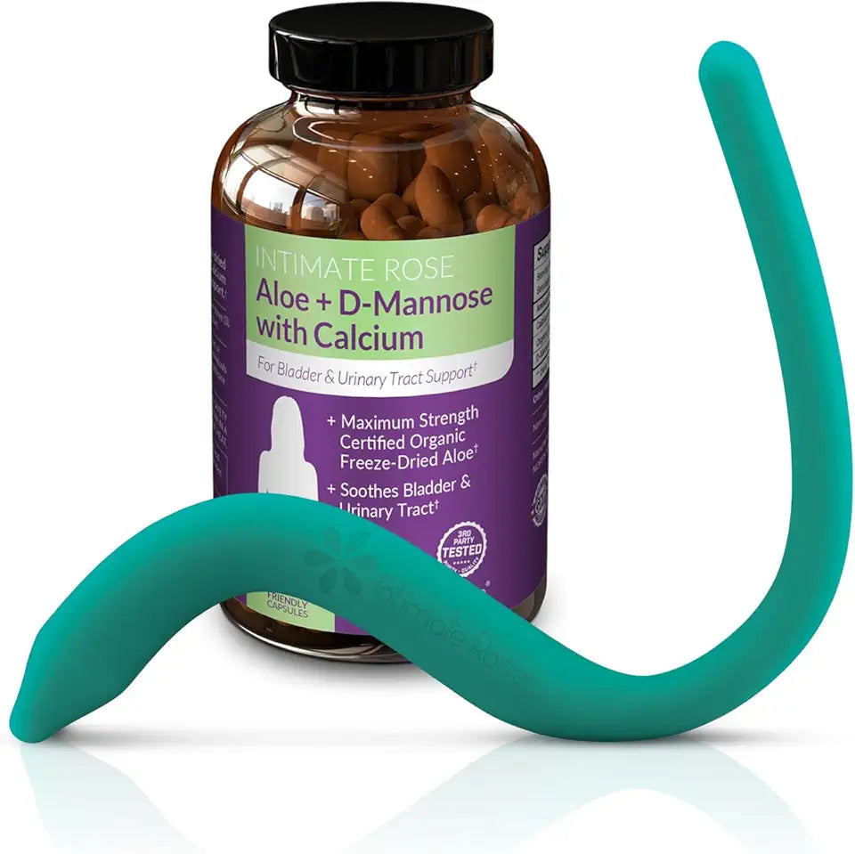 Perineal Massage Tool with 10 Vibration Modes & Aloe Vera Capsules M6045