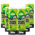 Lime Shower Gel with Natural Fragrance, Vegan, Paraben Free, 6 x 250 ml Z37205