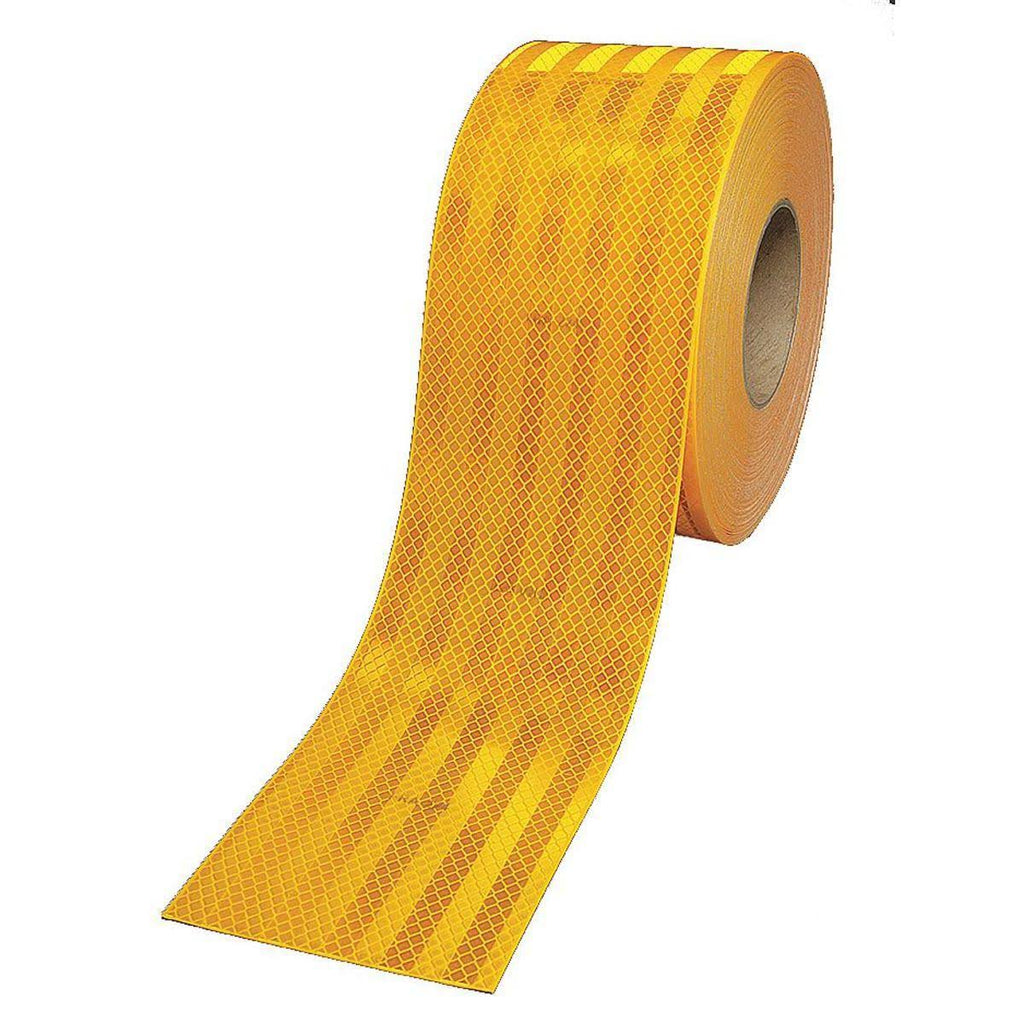Yellow Conspicuity Cut Railcar L123