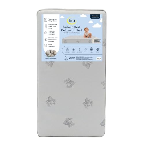 Dual Sided Baby Crib and Toddler Mattress, Waterproof R566