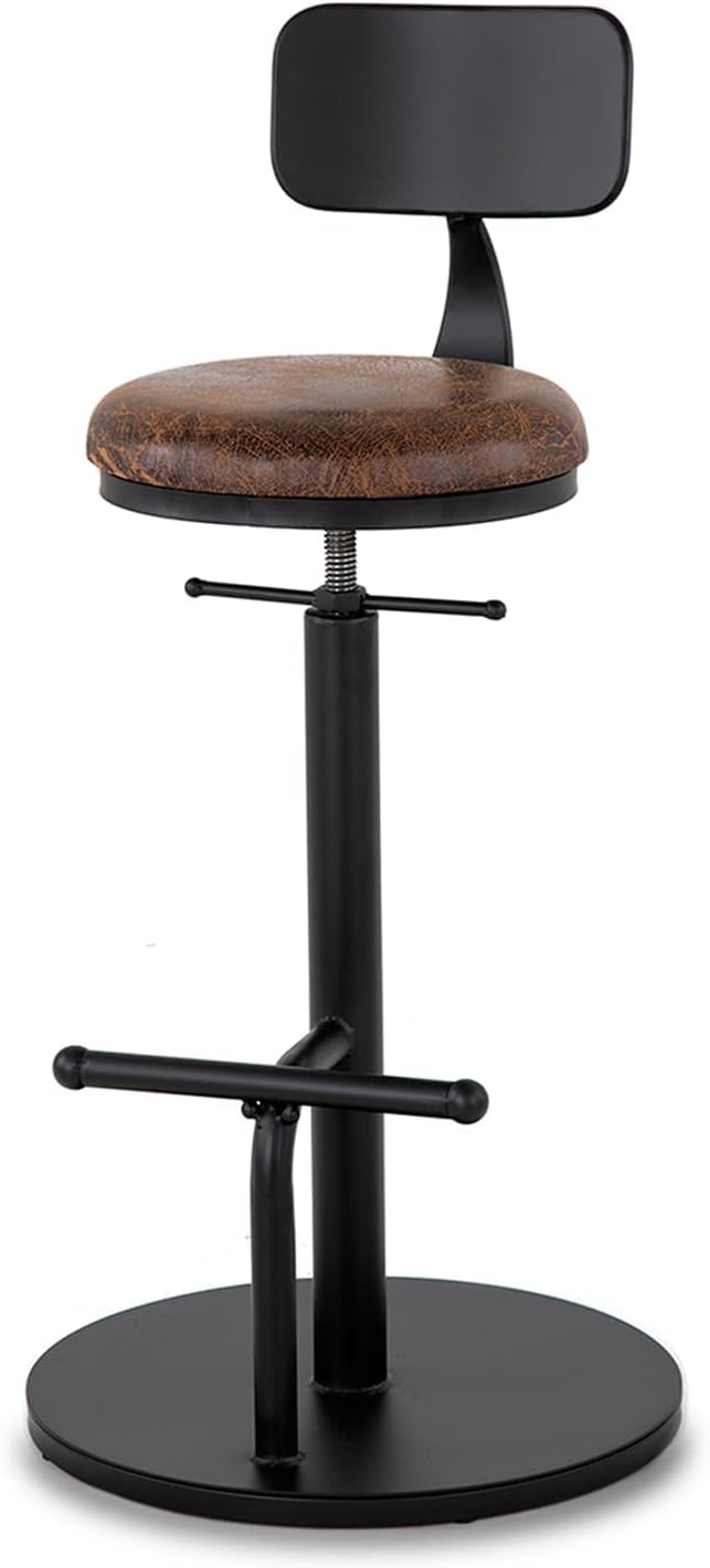 Set of 2 Adjustable Swivel Bar Stool G3081