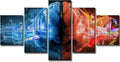 5 Piece Brain Art Canvas Wall Decoration Y778239