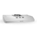 White 30x22 220 CFM Convertible Under Cabinet Range Hood E4591