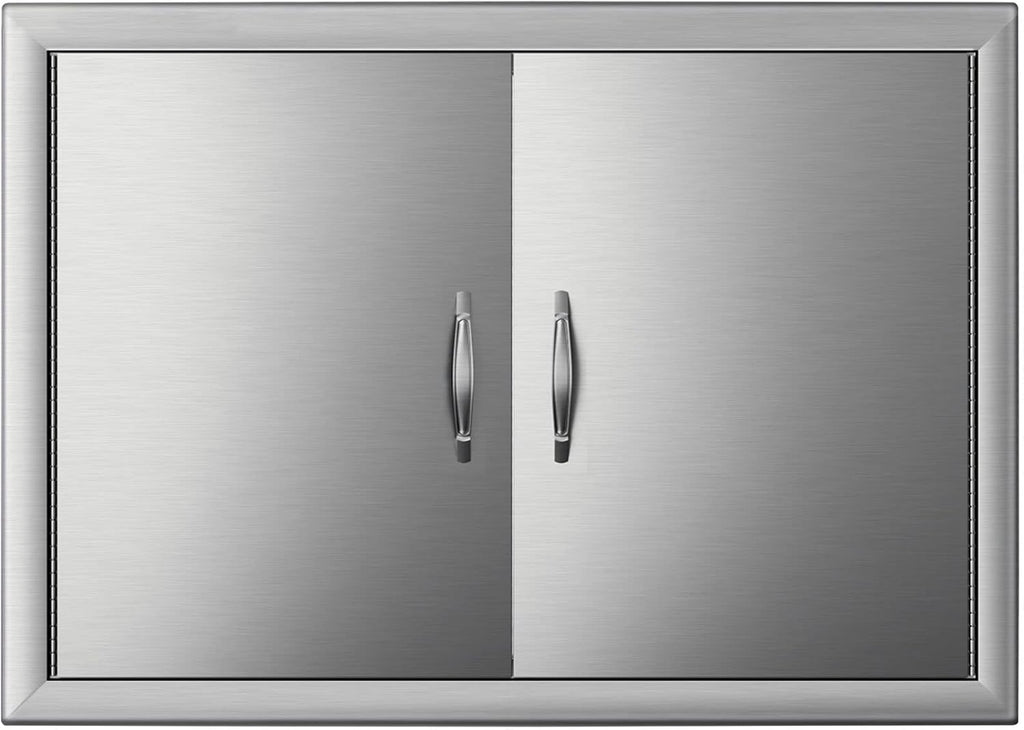 28W X 19H Inch Stainless Steel Double BBQ Access Door N807