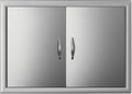 28W X 19H Inch Stainless Steel Double BBQ Access Door N807