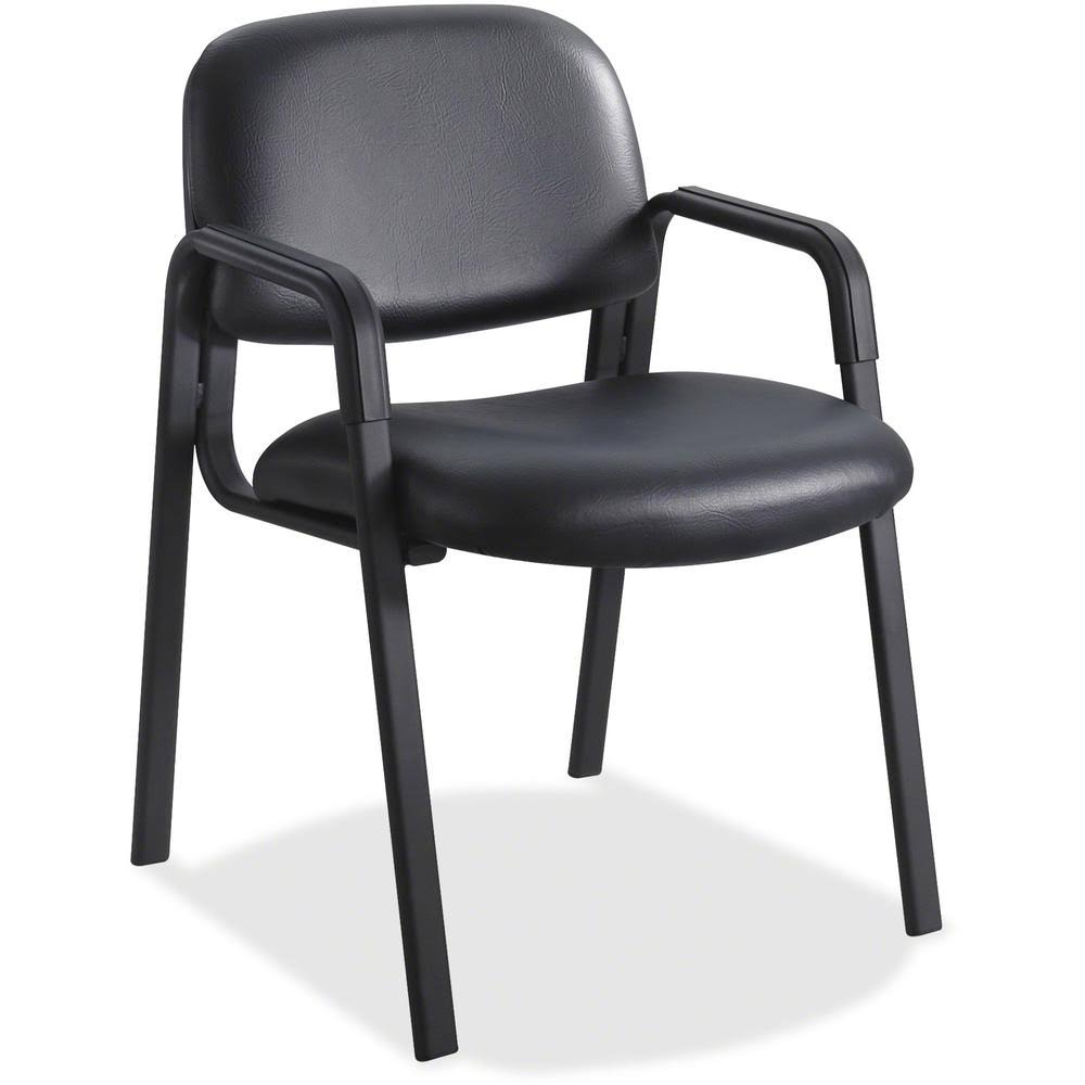Black Vinyl Guest Chair U98563