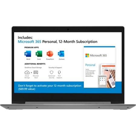 14 inch Laptop AMD A6-Series 4GB Memory 64GB eMMC Flash Memory Platinum Gray Q1828