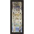 Dark Birch Framed Textured Fine Art Print L36482