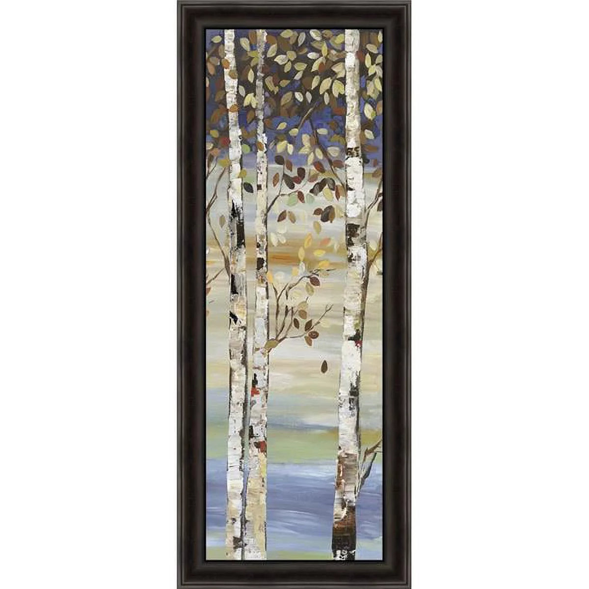 Dark Birch Framed Textured Fine Art Print L36482