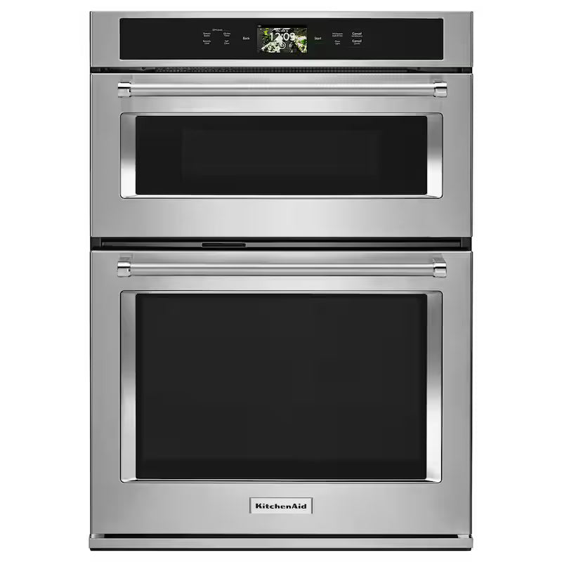 Electric Convection Wall Oven with Built-In Microwave in Stainless Steel Y327