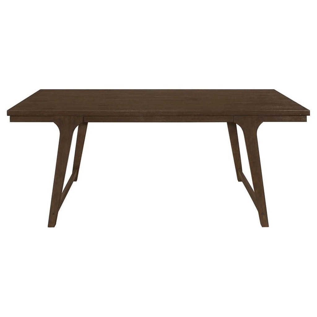 7-piece Farmhouse Wood Rectangular Dining Table Set F346