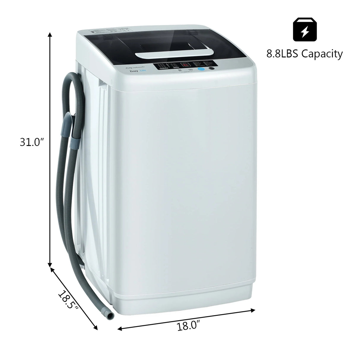 Portable Compact Full-Automatic Washing Machine 8.8 lbs Y9919