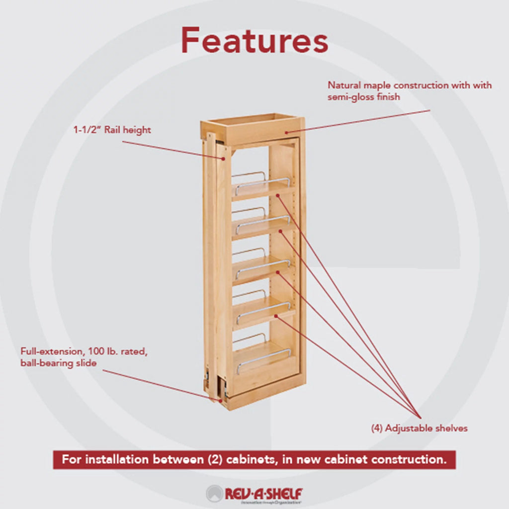 6 In Wood Wall Filler Cabinet Organizer Z99426