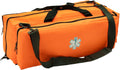 Empty Oxygen O2 Duffle Bag, 32”x12”x13”, Multiple Compartments, Orange X7285
