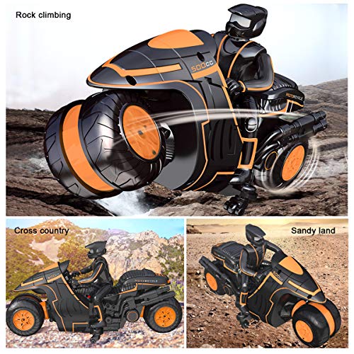 Remote Control Motorcycles 2WD High Speed 2.4Ghz with Riding Figure J726003