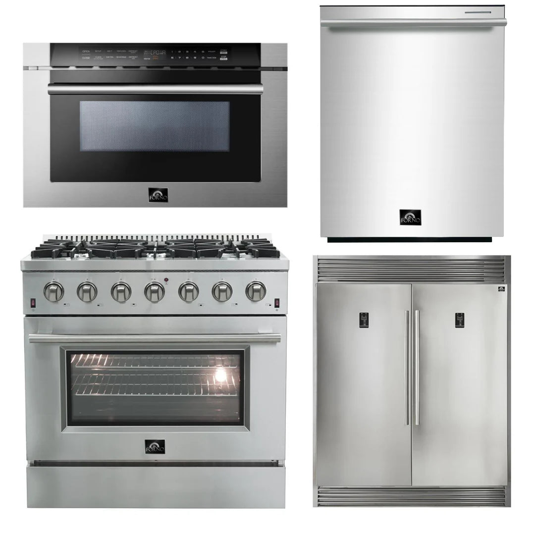 36 Inch Gas Range 60 Inch Refrigerator Microwave Drawer Dishwasher I988