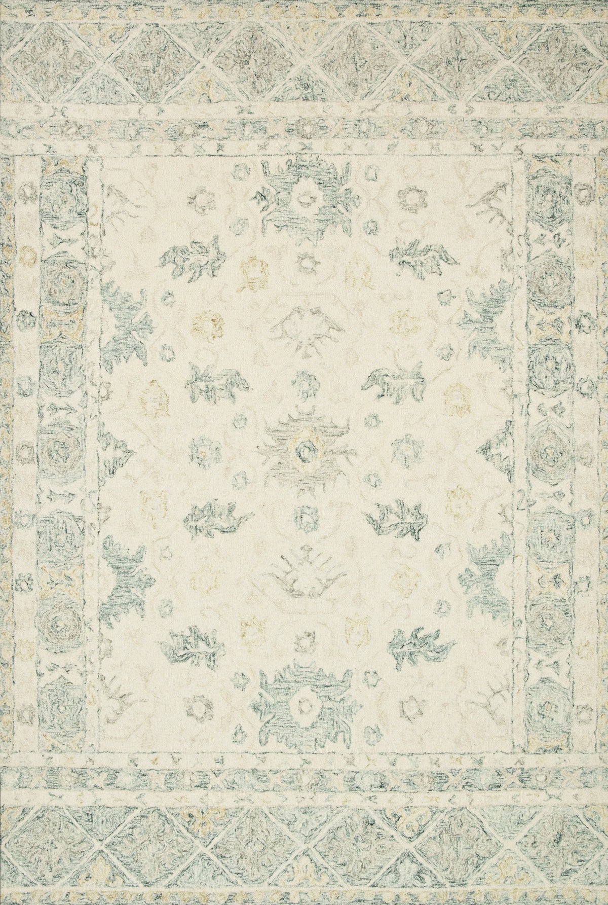 Ivory Slate 9'3 x 13' Rug R10957