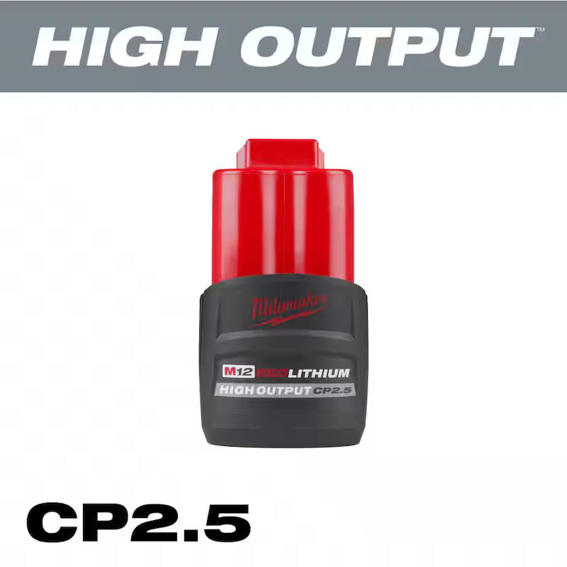 12V Lithium-Ion Brushless Cordless 4-in-1 Installation Driver Kit with 2.5 Ah Battery Pack P379292