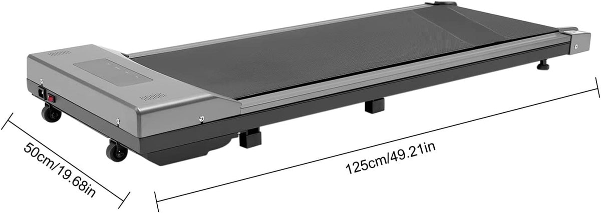 0.65-3HP Under Desk Electric Treadmill with Remote Control and LED Display B982