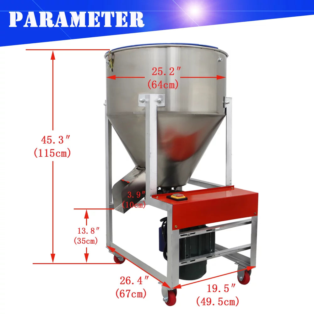 Dry Powder Mixer Stainless Steel 75KG I827863