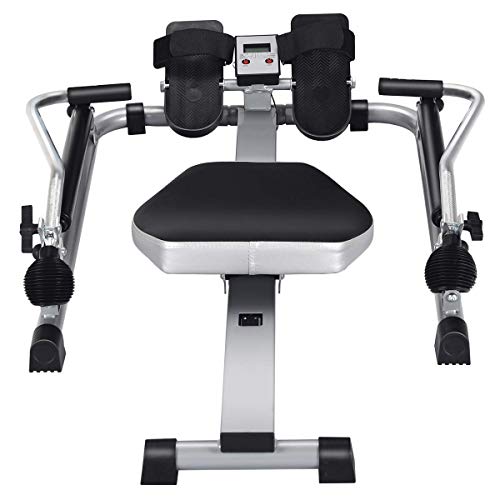 Hydraulic Rowing Machine with LCD Monitor and Adjustable Resistance R639