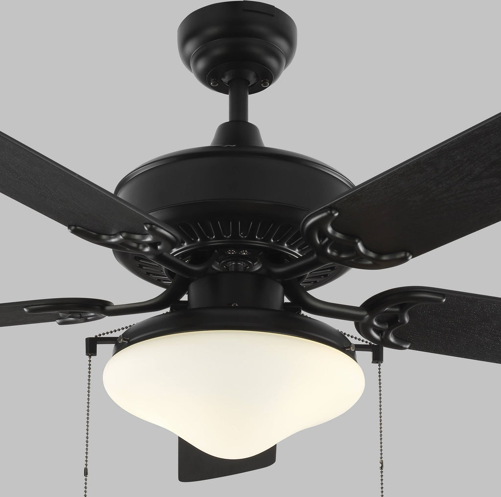 52" Matte Black 5-Blade Ceiling Fan P3257