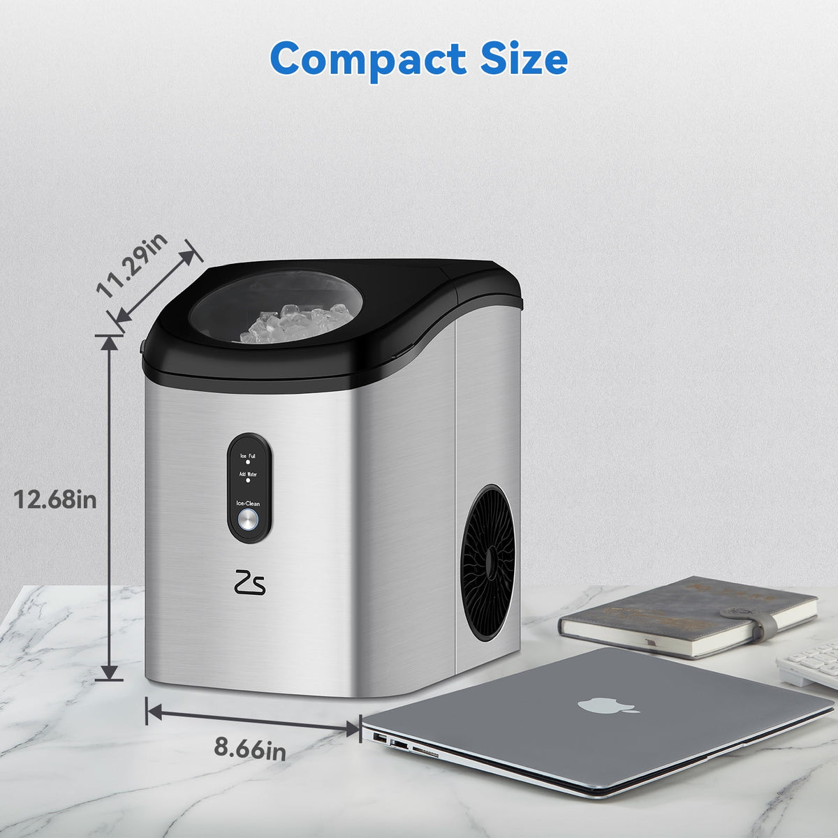 Countertop Nugget Ice Maker with Ice Scoop N91597