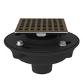 Cast Iron No Hub Drain Kit with Decorative Cover T857