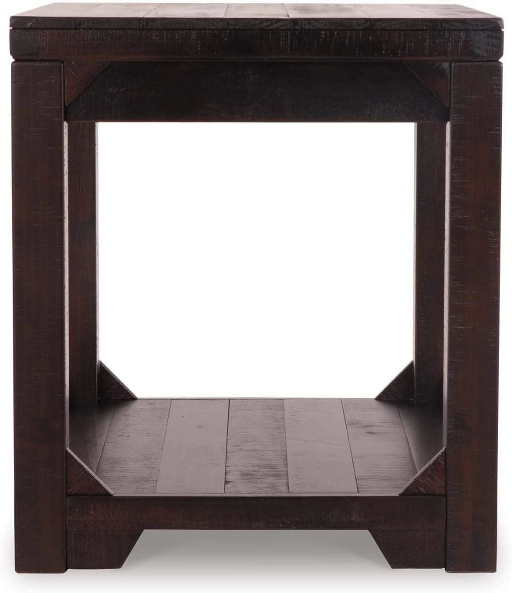 Square End Table with Floor Shelf K871934