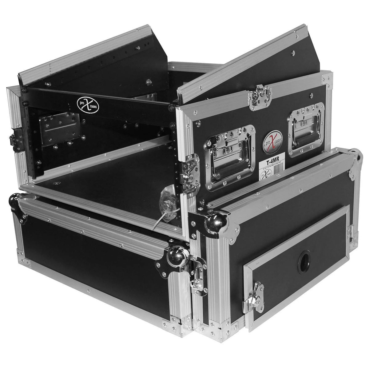 4U Rack x 10U Top Mixer DJ Combo Flight Case X385