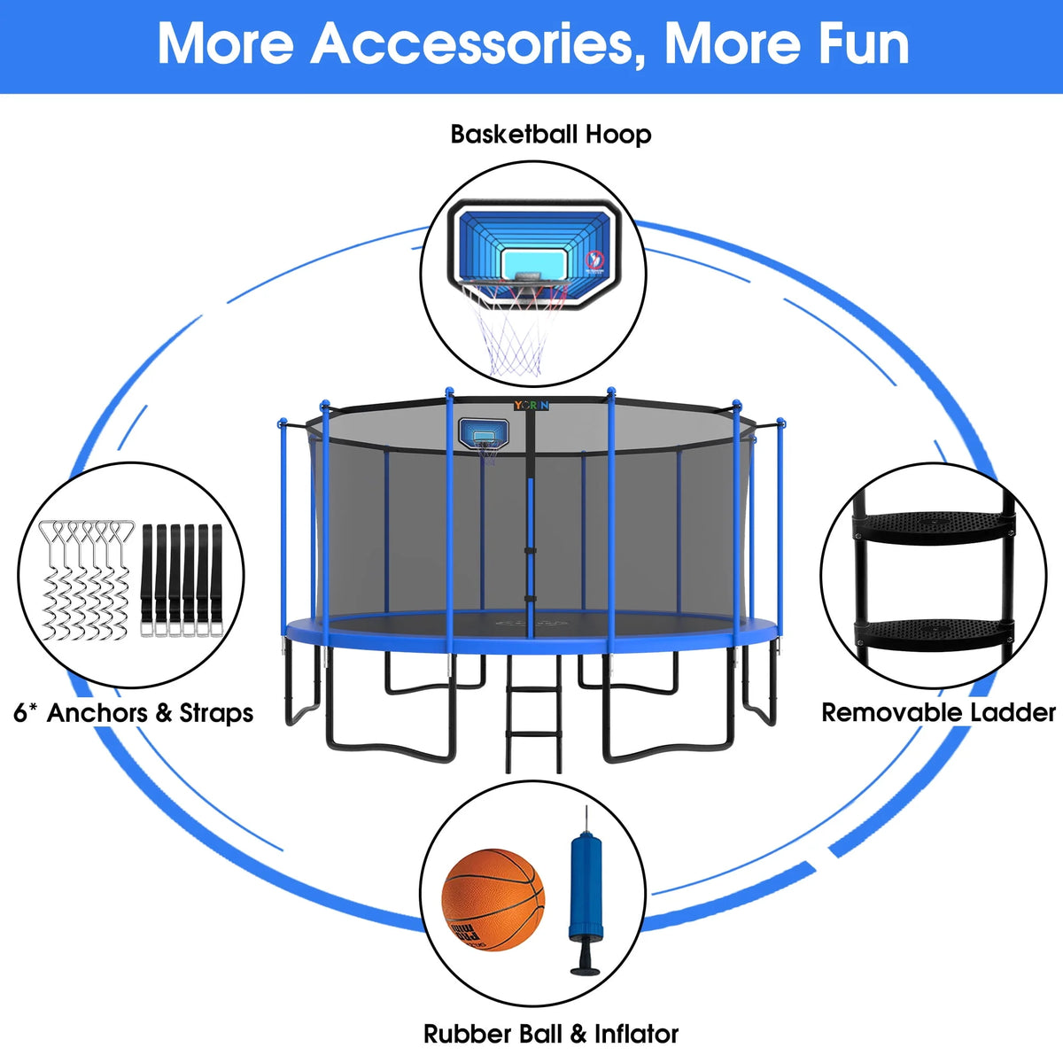 15' Trampoline I746