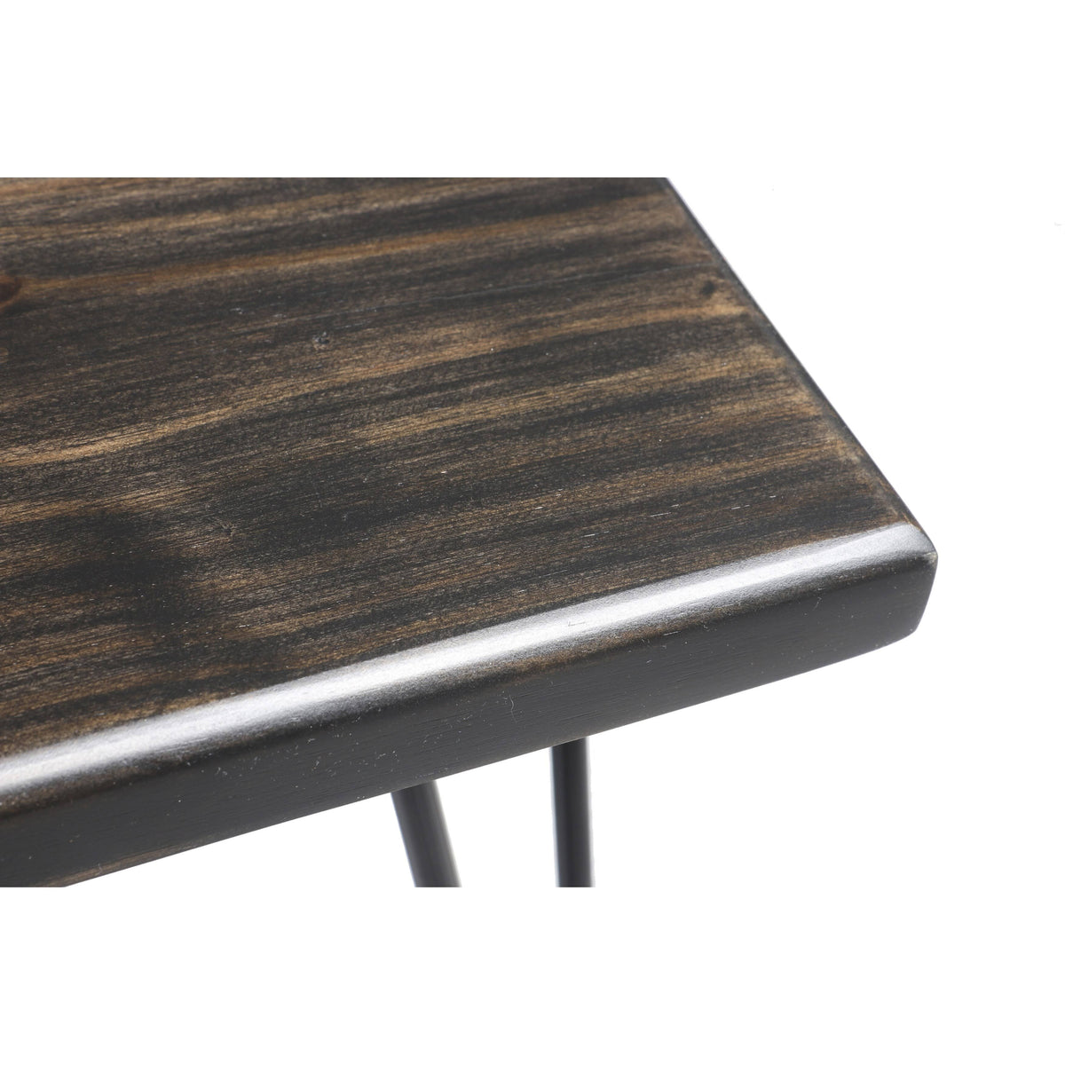 Weathered Gray Wood Bench Z7285