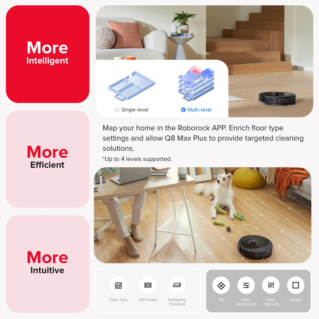 Robot Vacuum and Mop with Self-Emptying X28439