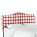 California King Pink Upholstered Panel Headboard N323618