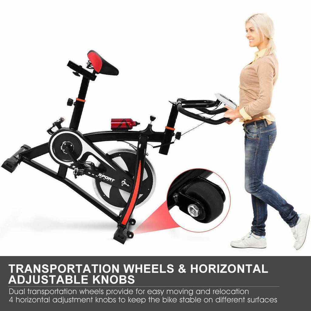 Black Adjustable Exercise Bike V1870