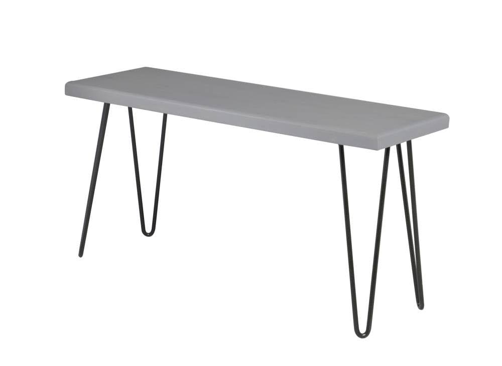 Weathered Gray Wood Bench Z7285