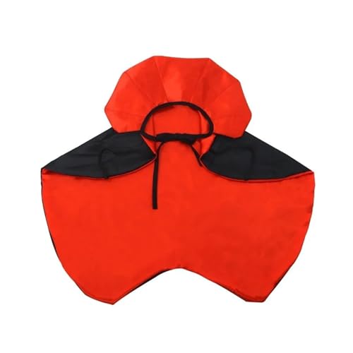 Pet Vampire Cape Cloak 6-Piece Adjustable Red Black G36268