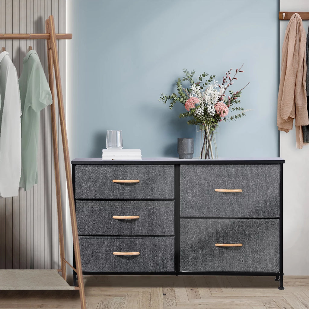 5 Drawer Fabric Dresser O49403
