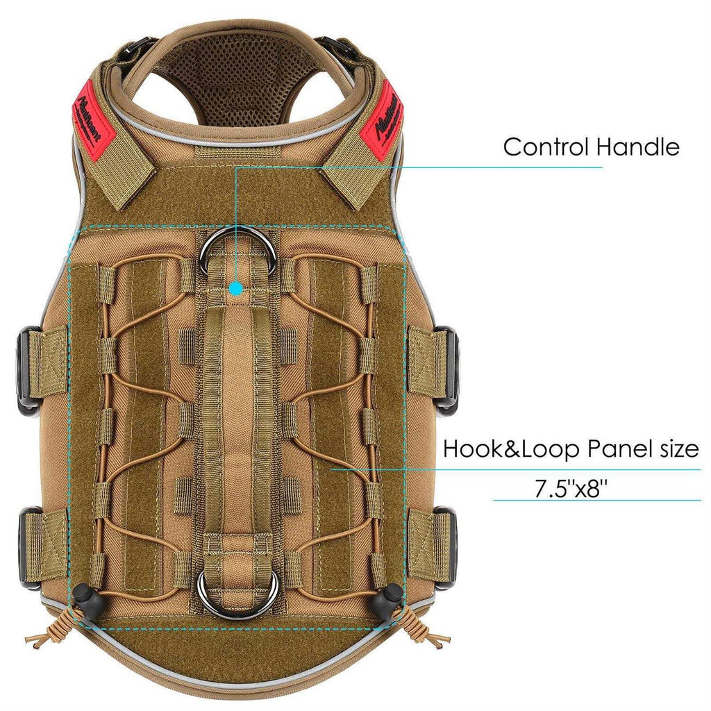 Tactical Dog Harness Reflective No Pull with Handle H94626