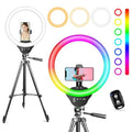 10'' Ring Light with 50'' Extendable Tripod Stand W3720