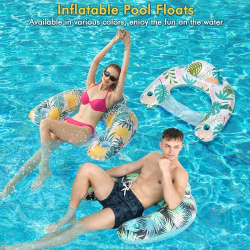 Inflatable Pool Floats with Two Cup Holders L335