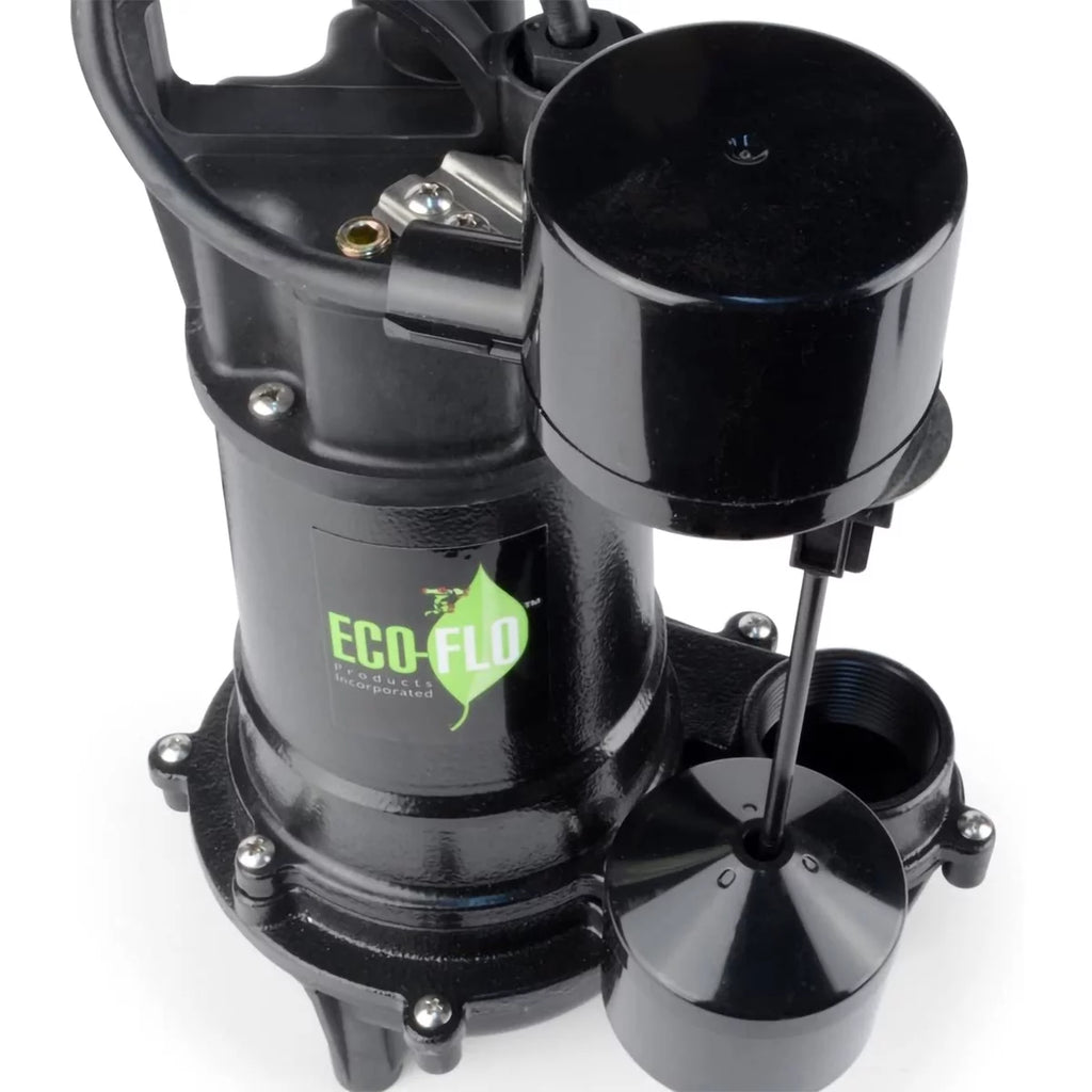 Cast Iron Submersible Sump Pump, 1/2 Horsepower, Vertical Switch I45831