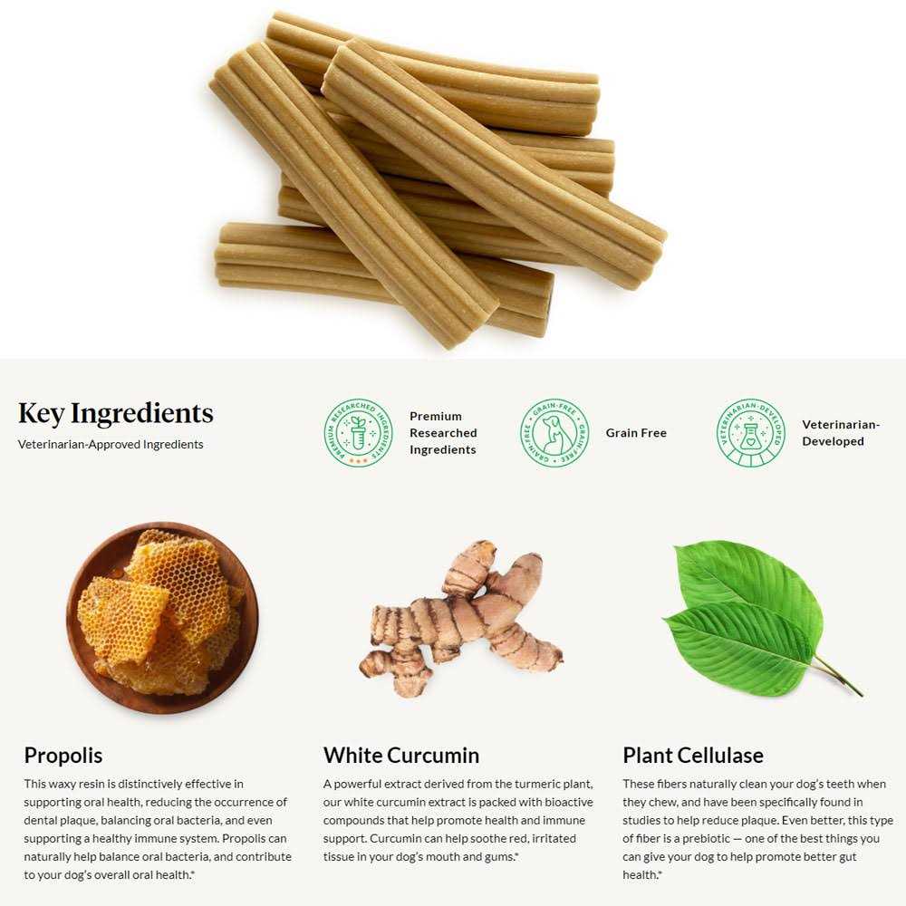 All Natural Canine Dental Chews Sticks C5711