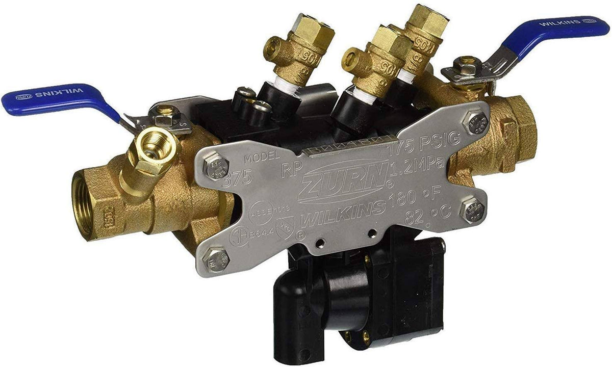 Black Reduced Pressure Zone Backflow Preventer T8016